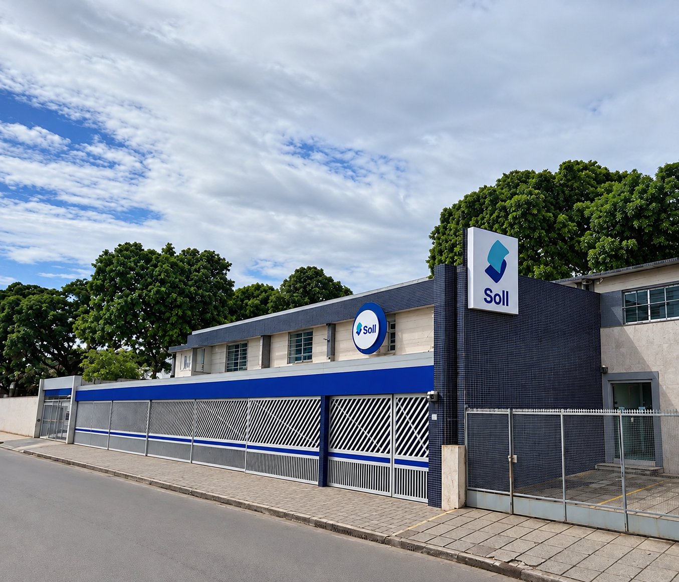 Fachada da Soll Serviços